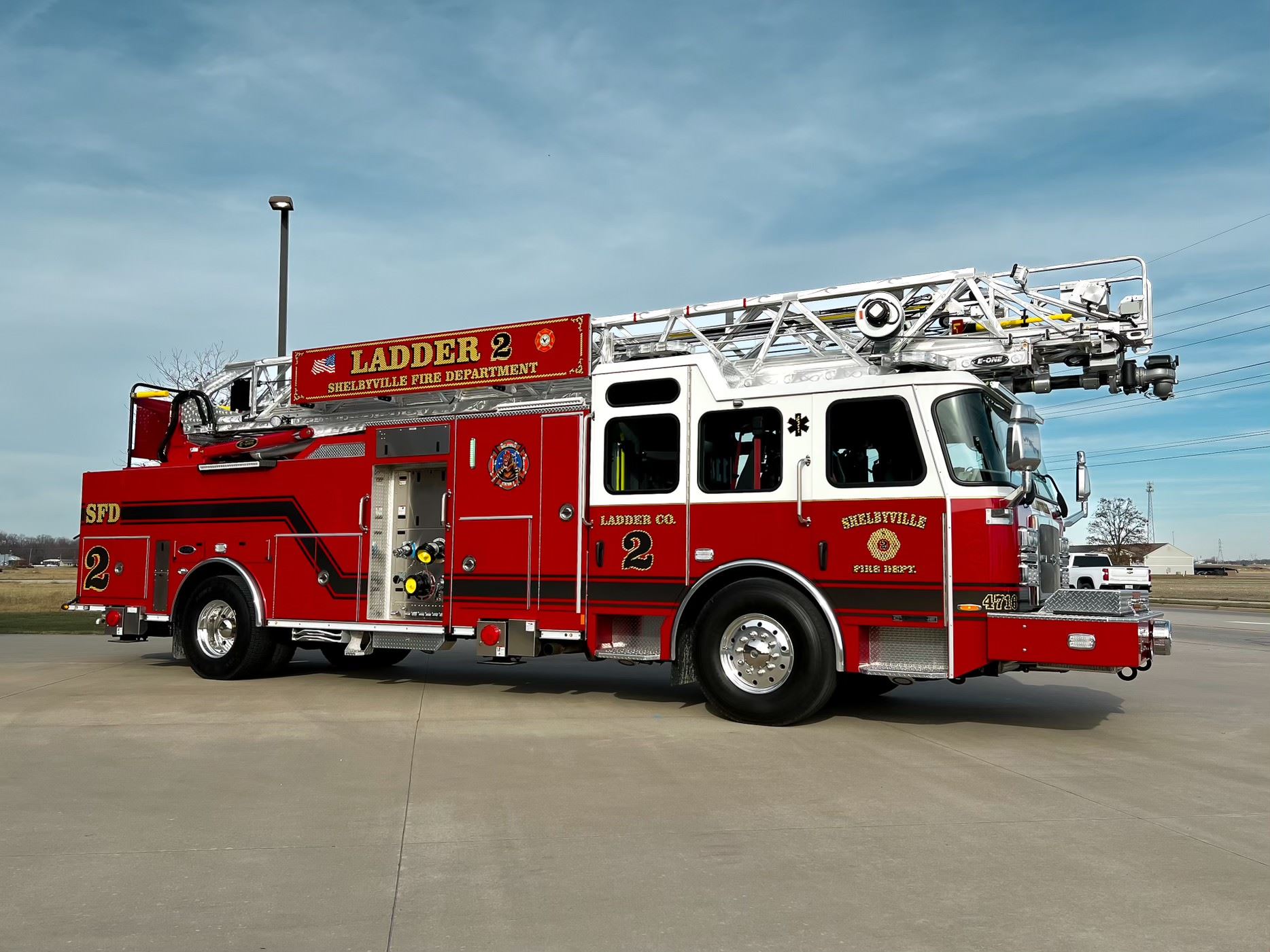 Side View of Fire Truck 1