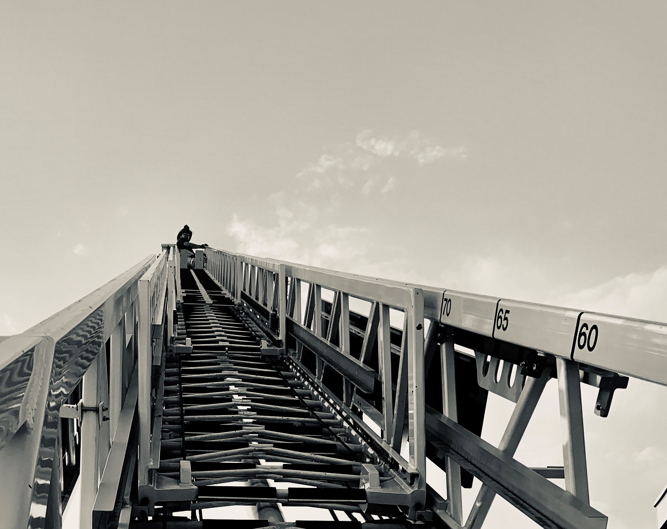 Ladder Extending in the Sky